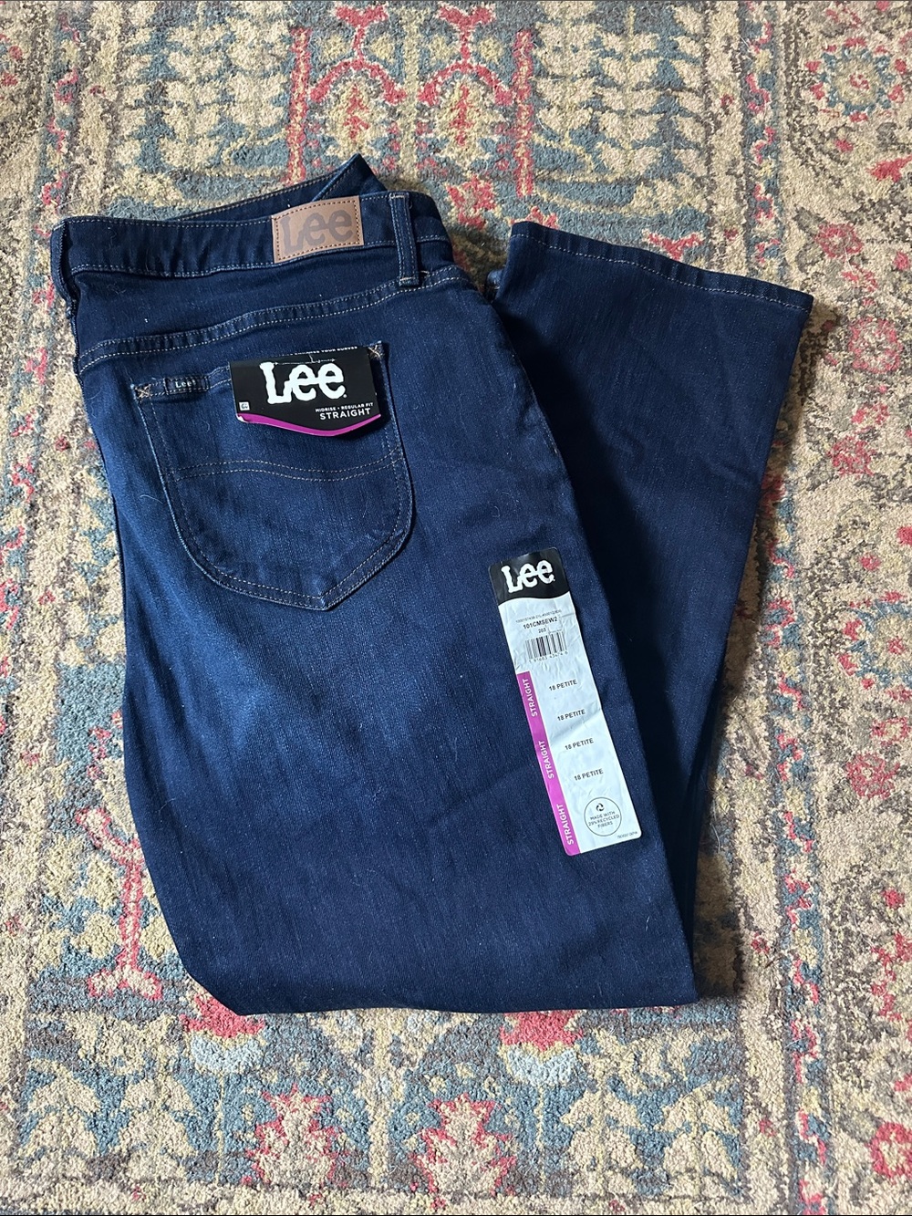 Lee Dark Blue Women's Straight Leg Jeans
